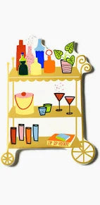 Happy Everything Sip Sip Hooray Bar Cart Mini Attachment