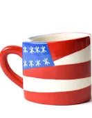 Happy Everything Flag Shaped Mug