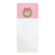 Deck The Halls Magnet Notepad