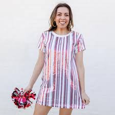 Crimson & White Julia Sequin Dress