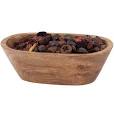 Oval Wood Bowl