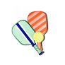 Happy Everything Mini Pickleball Attachment