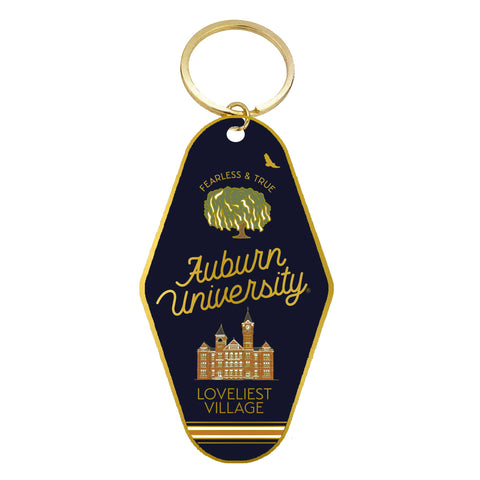 Auburn University Enamel Keychain, Collegiate