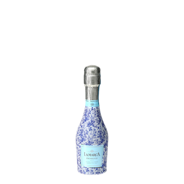Beau Bottles Blue Floral - MINI Prosecco Collection - Set of 6 (Wraps Only)
