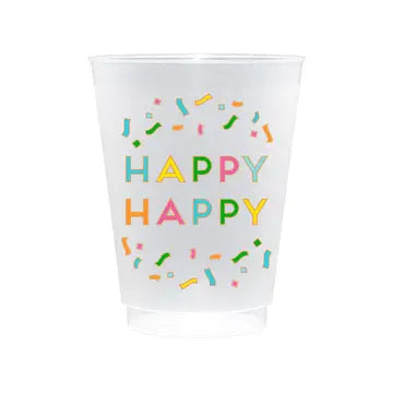 Happy Celebration Party Cups Set of 10