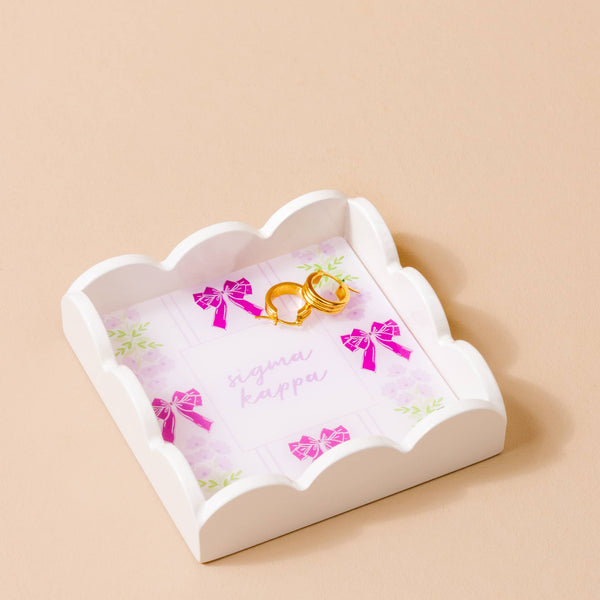 Sorority Scallop Trinket Tray