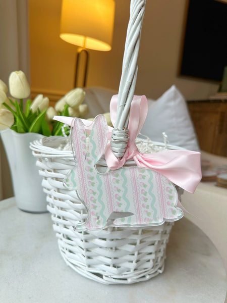 Scalloped Cross Acrylic Charm