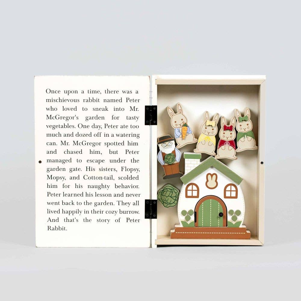 11965 - 8x12 woodland storybook s/6 (PETER RABBIT)  Gift Set