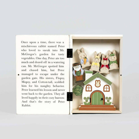 11965 - 8x12 woodland storybook s/6 (PETER RABBIT)  Gift Set