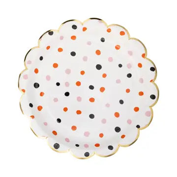 Halloween Dots Plates