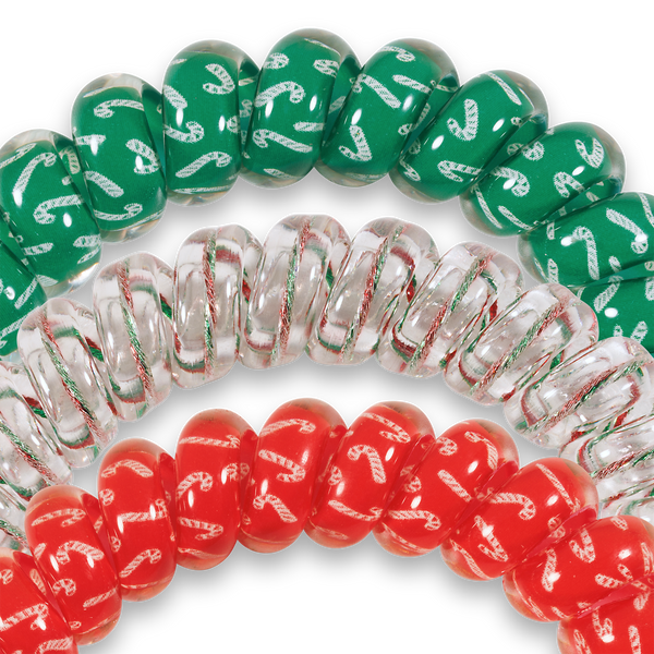 Spiral Hair Coils | Large | Hooked on Christmas Hair Ties