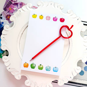 Rainbow Apples Notepads