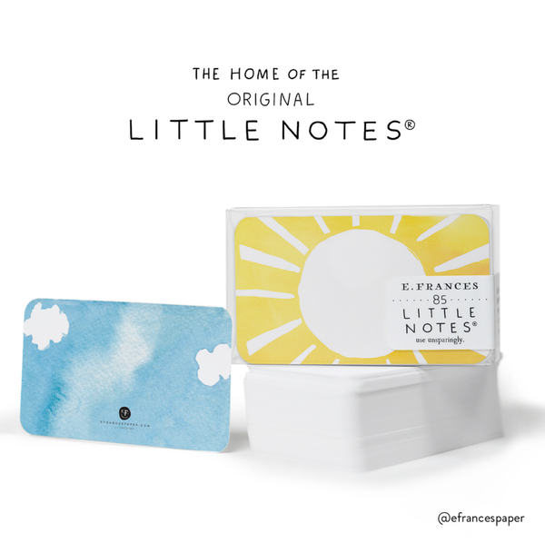 Blue Smiley Little Notes®