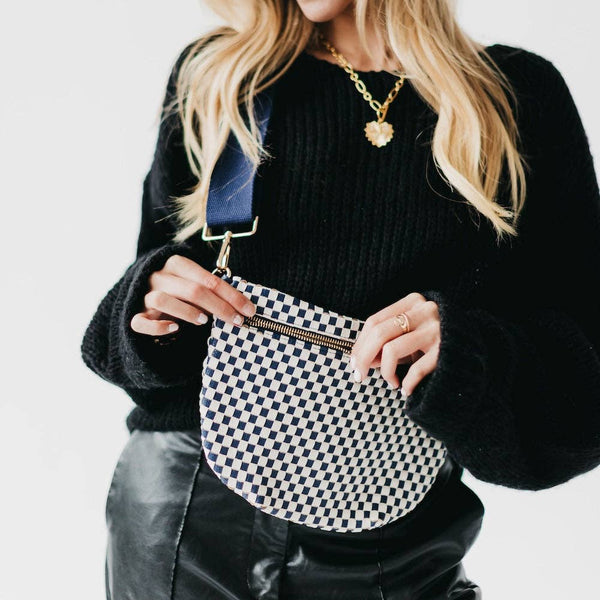 Westlyn Woven Bum Bag Metallic Gunmetal