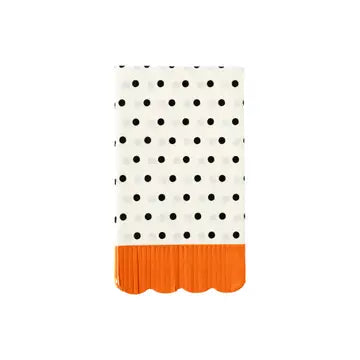 Halloween Polka Dot Dinner Napkins