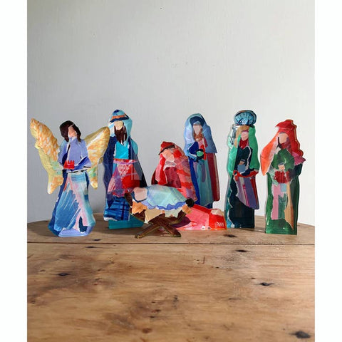 Large 7-Piece Acrylic Nativity Set