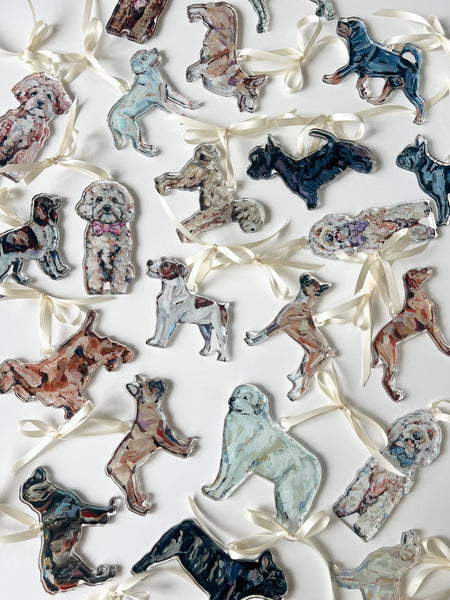 Yellow Lab Ornament Acrylic