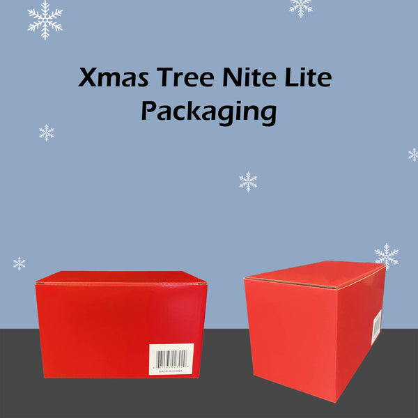 6.5" Auburn Xmas Tree Nite Lite