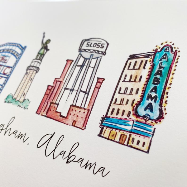 Birmingham, Alabama Greeting Card Single Card