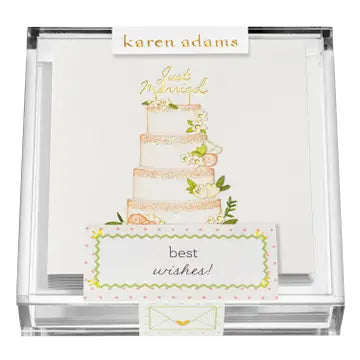 Just Married Best Wishes Enclosure Cards