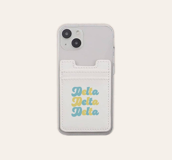 Sorority Stick-On Phone Wallet - Kappa Delta