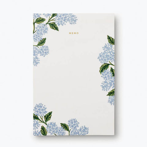 Rifle Paper Hydrangea Memo Notepad