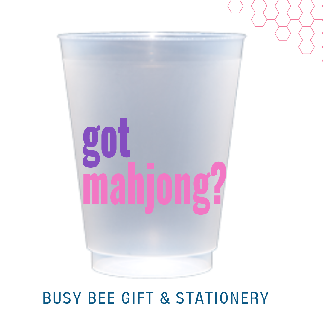 Got Mahjong Shatterproof Frost Flex Cups | Set of 8