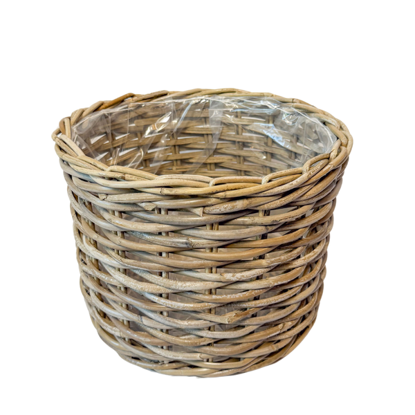 Rattan Planter Basket: Large - 10½" H