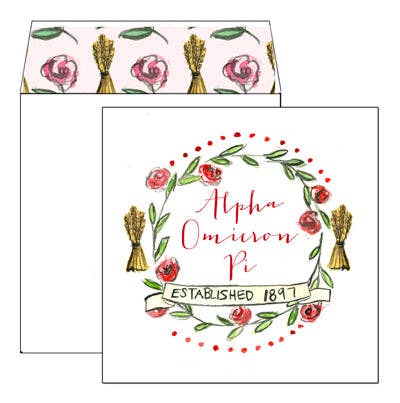 Sorority & Greek MOTIF Greeting Card