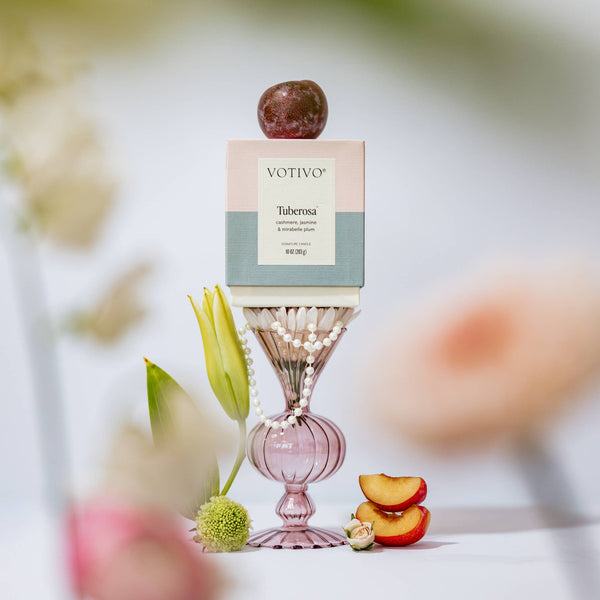 New Tuberosa Signature 10 oz Candle | Floral Spring Candle