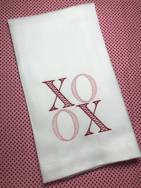XOXO Huck Towel