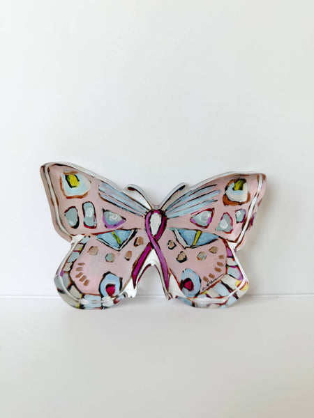 "Butterfly of Hope II" acrylic : Mini Shelfie