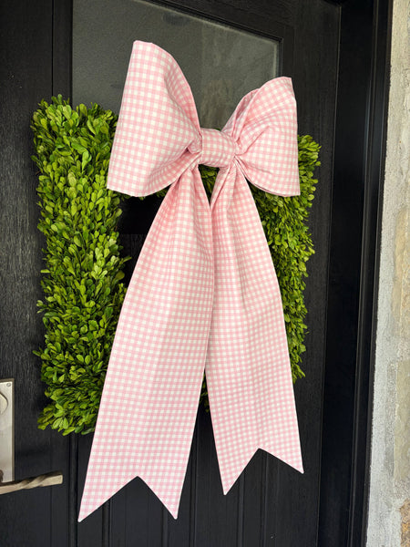 The Pink Pâtisserie Gingham Bow