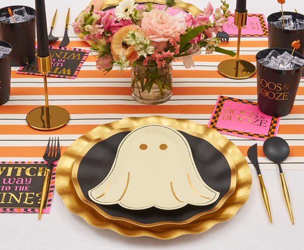 Boo Bold Die Cut Salad Plates/8pk