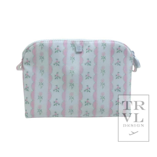 Goodie Cosmetic Bag - Ribbon Floral Pink *New!: Ribbon Floral Pink