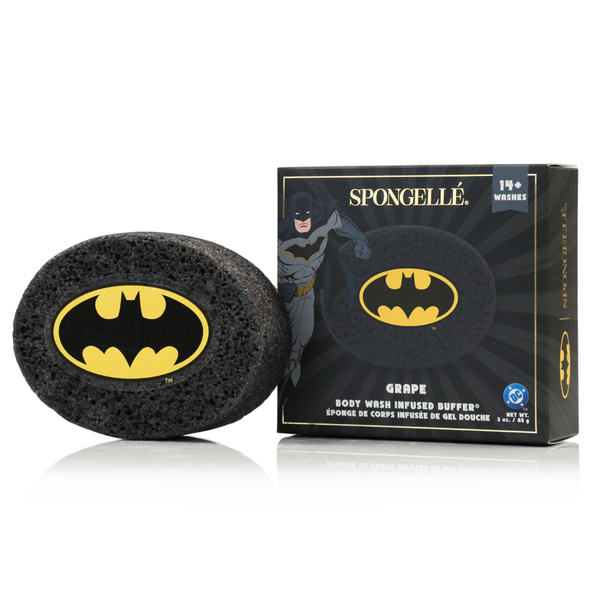 Batman Grape DC Body Wash Infused Buffer