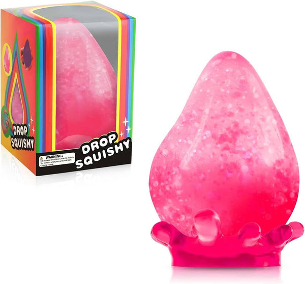 Cube Teardrop Blue Squishy