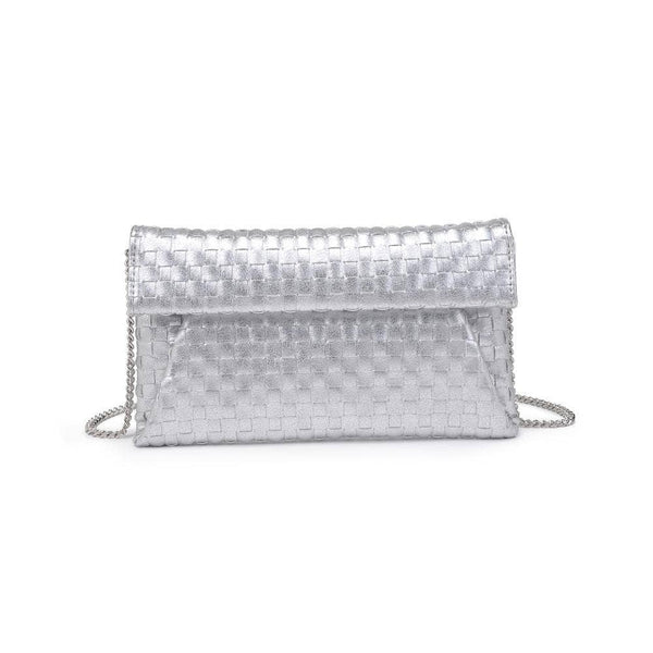 Priscilla Woven Clutch: Ivory