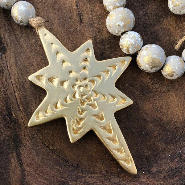 Blessing Beads With Star Of Bethlehem: Grey
