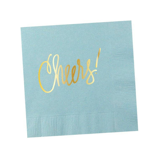 Cheers! | Napkins (18 colors): White