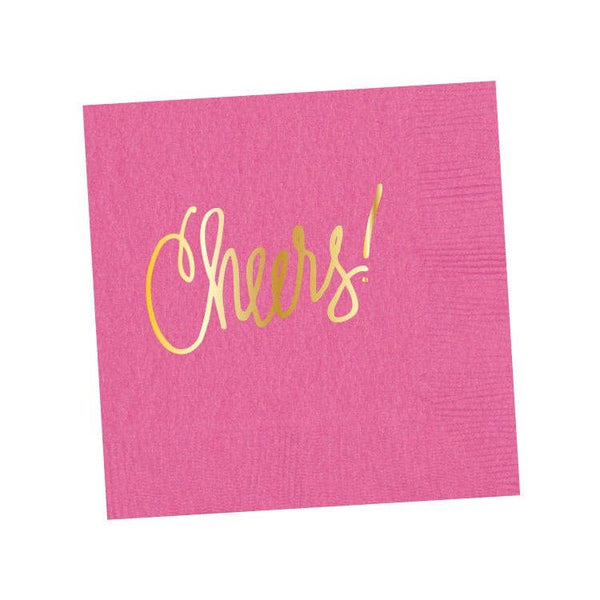 Cheers! | Napkins (18 colors): White