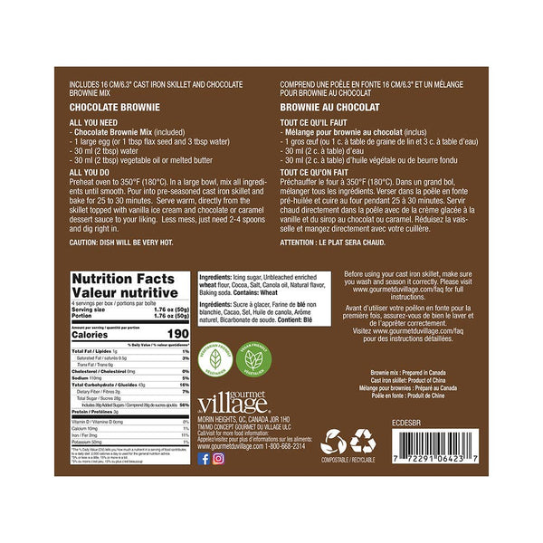 Skillet Brownie Kit