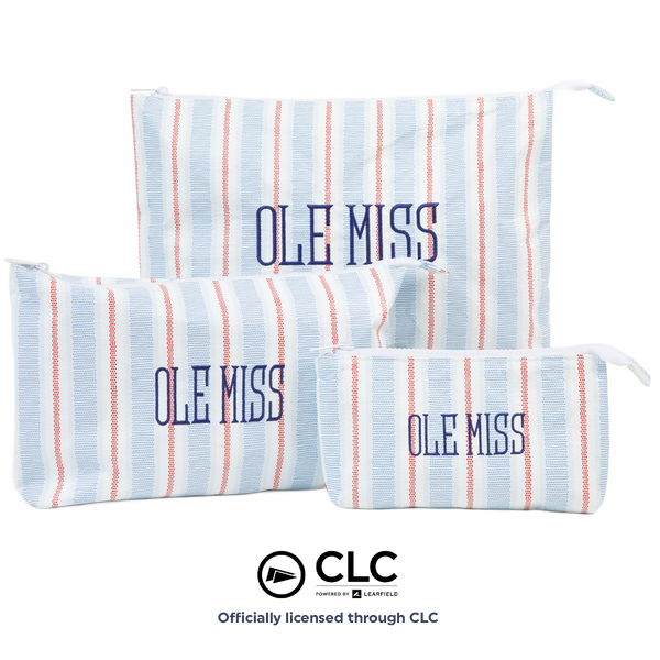Mississippi  Tyvek® Zipper Pouches: Small Ole Miss
