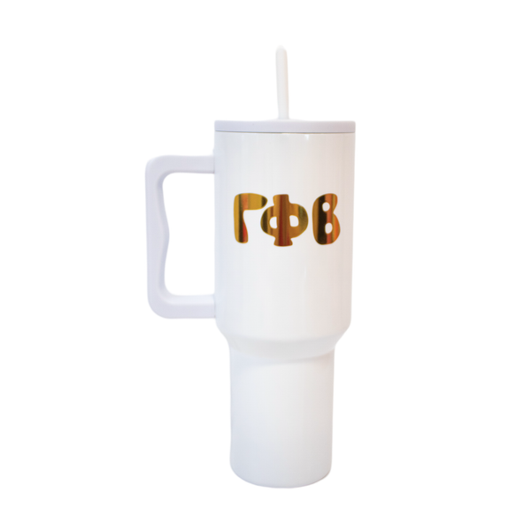 40oz 24 Karat Sorority Tumbler: DELTA GAMMA
