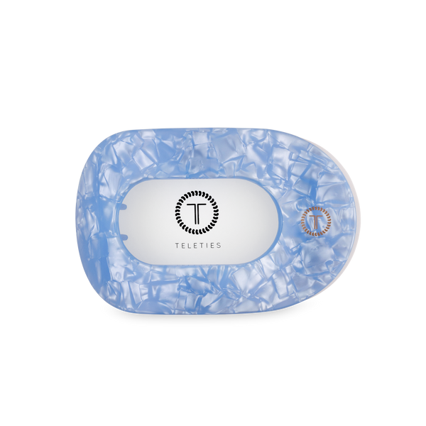 Flat Round Hair Clip | Medium | Blue Lagoon