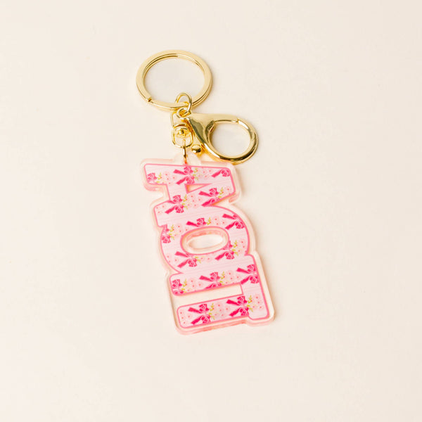 Sorority Acrylic Keychain Alpha Chi Omega