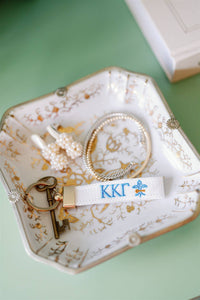 Kappa Kappa Gamma Embroidered Keychain, Sorority