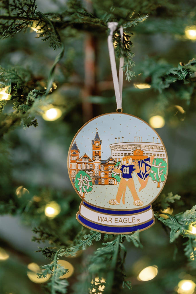 Enamel Auburn University Snow Globe Ornament - Thumbnail 2