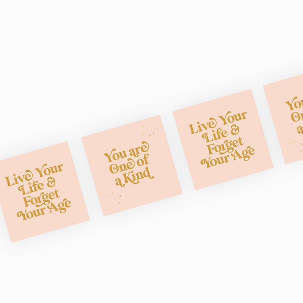 Decorative Matchbox – Live Your Life & One of a Kind