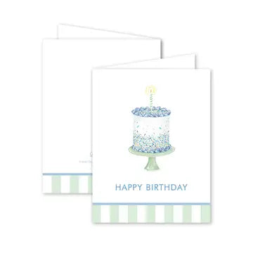 Funfetti Blue Cake Birthday Card